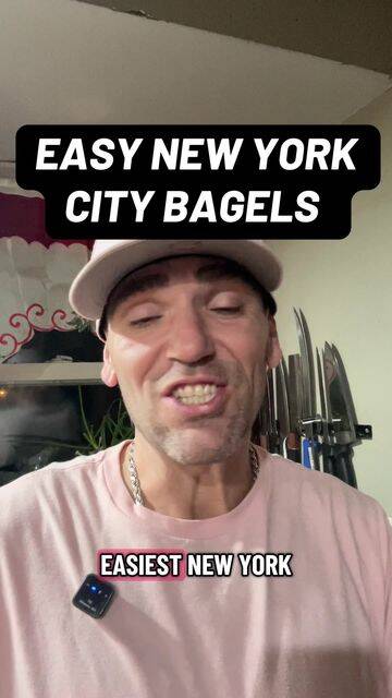 Easy New York Style Bagel Recipe with Boiling Method recipe thumbnail