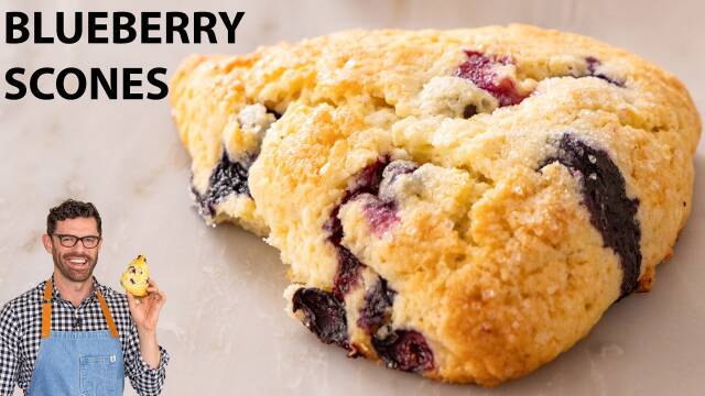 Perfect Blueberry Scones Recipe recipe thumbnail