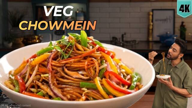 Street Style Veg Chowmein Chef Ranveer Brar recipe thumbnail