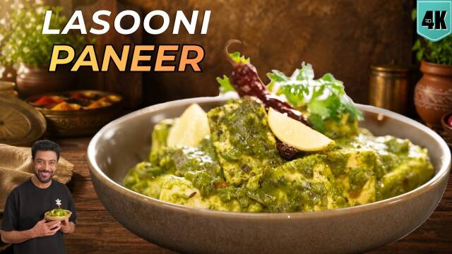 Restaurant Style Lasooni Paneer by Chef Ranveer Brar recipe thumbnail