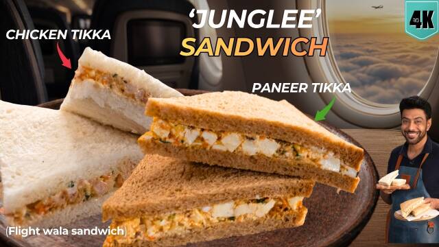 Paneer & Chicken Tikka Lunchbox Sandwich by Chef Ranveer Brar recipe thumbnail