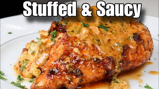 Marry Me Chicken Breast: Juicy Cheesy Stuffed Delight recipe thumbnail