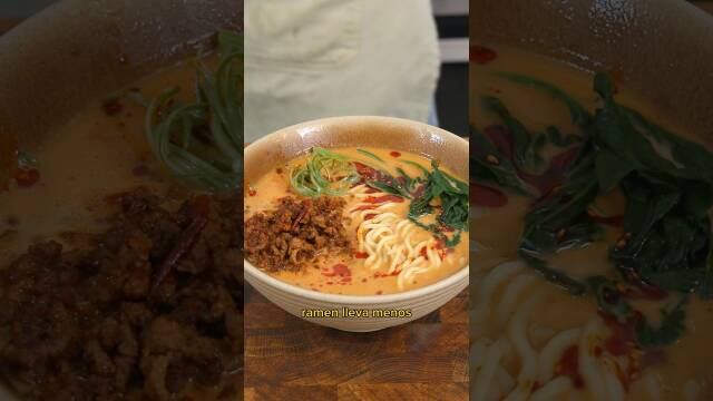 Foto de la receta Tantanmen ramen en menos de 1 hora