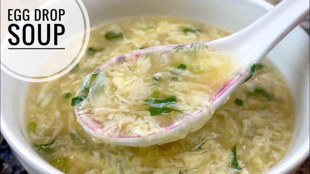 Egg Drop Soup with Chicken Broth and Sesame Oil recipe thumbnail