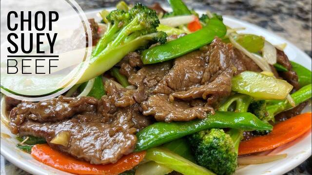 Beef Chop Suey Beef Stir Fry With Vegetables recipe thumbnail