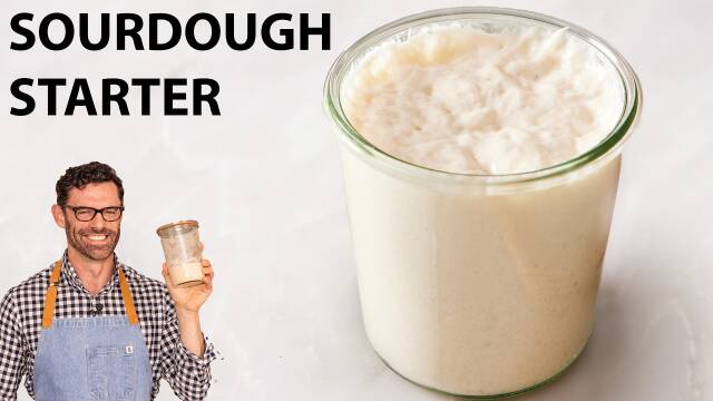 How to Make a Sourdough Starter recipe thumbnail