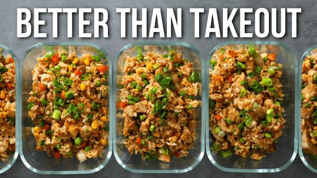 Better Than Takeout Chicken Fried Rice recipe thumbnail