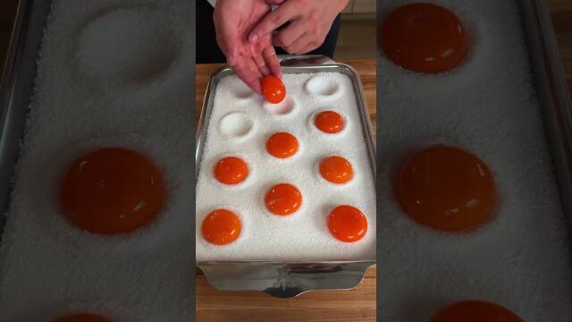 Salt Cured Egg Yolks recipe thumbnail
