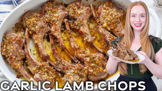 Best Lamb Chops with Garlic and Herbs recipe thumbnail