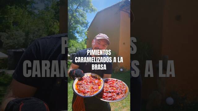 Foto de la receta Pimientos asados a la lumbre para mi amiga Ana