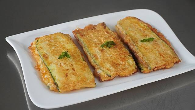 Foto de la receta Sándwich de calabacín jugoso y fácil de hacer