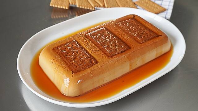 Foto de la receta Pudin de galletas sin huevo ni horno