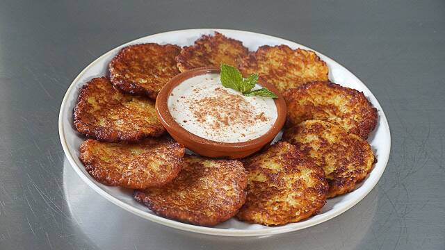 Foto de la receta Tortitas de manzana, fácil y delicioso