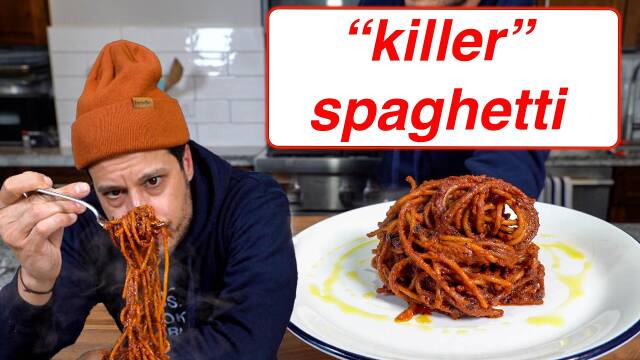 Spaghetti all'Assassina (Burnt Spaghetti) recipe thumbnail