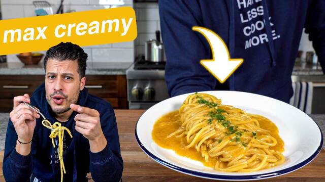 Traditional Creamy Aglio e Olio Pasta recipe thumbnail