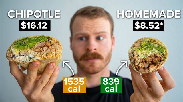Chipotle Chicken Burrito with Avocado Sauce recipe thumbnail