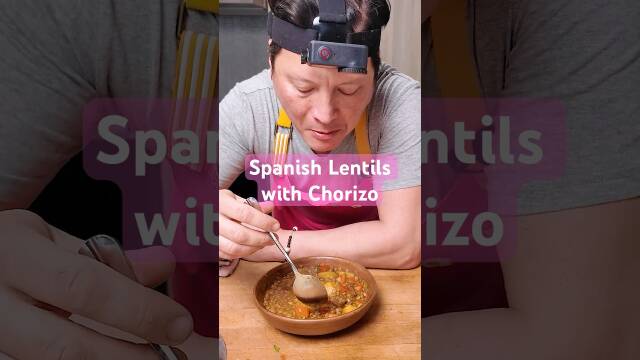 Spanish Lentils with Chorizo recipe thumbnail