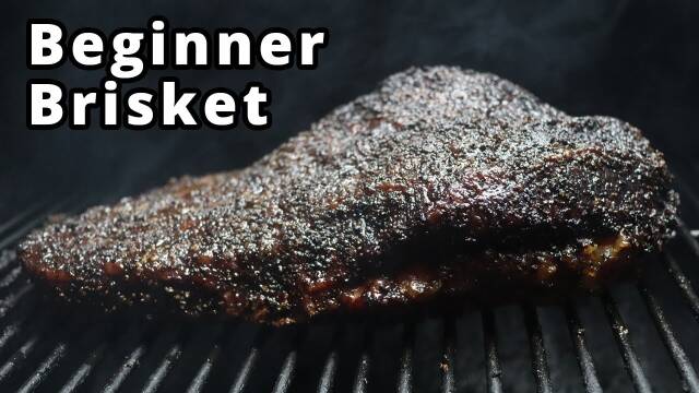 Beginner's Guide to Perfectly Smoked Brisket recipe thumbnail