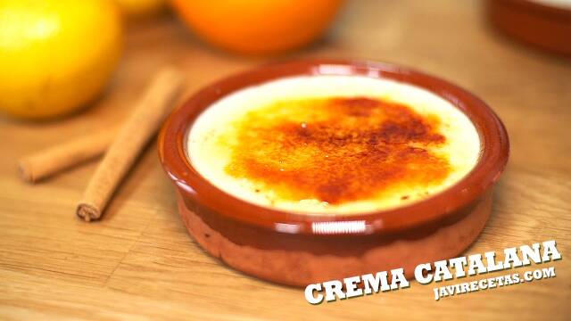 Foto de la receta Crema Catalana Receta Fácil con Soplete