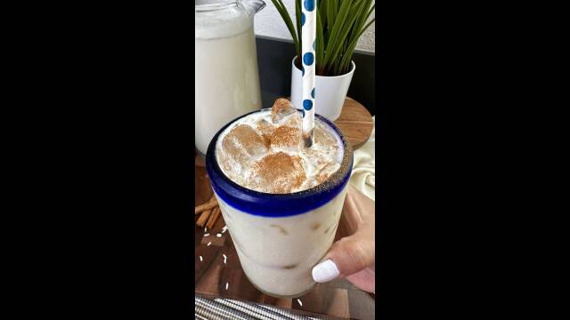 Foto de la receta Agua de horchata de arroz con leche evaporada