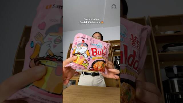 Foto de la receta Fideos Buldak Carbonara