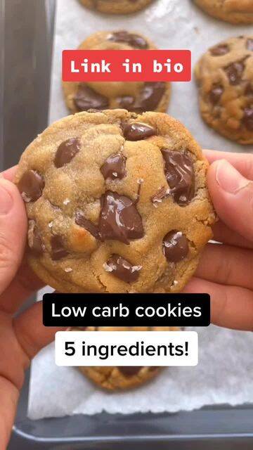 Low Carb Chocolate Chip Cookies with Cashew Butter recipe thumbnail