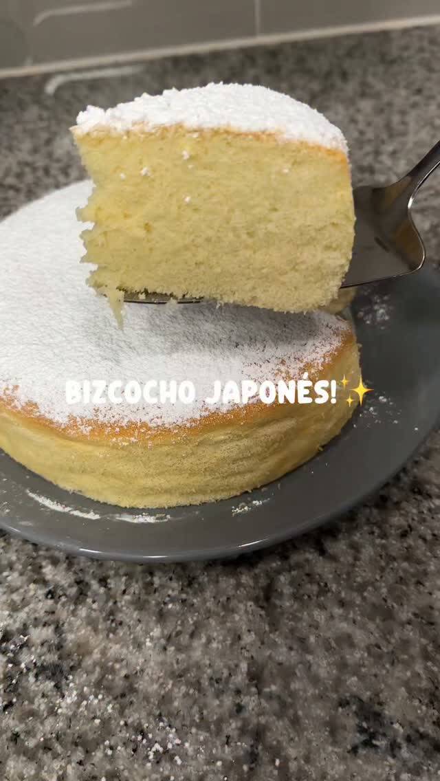 Foto de la receta Bizcocho japonés esponjoso al baño maría