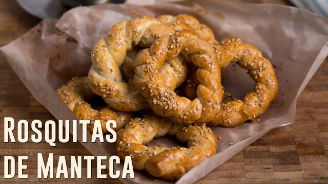 Foto de la receta Rosquitas de anís y ajonjolí horneadas caseras