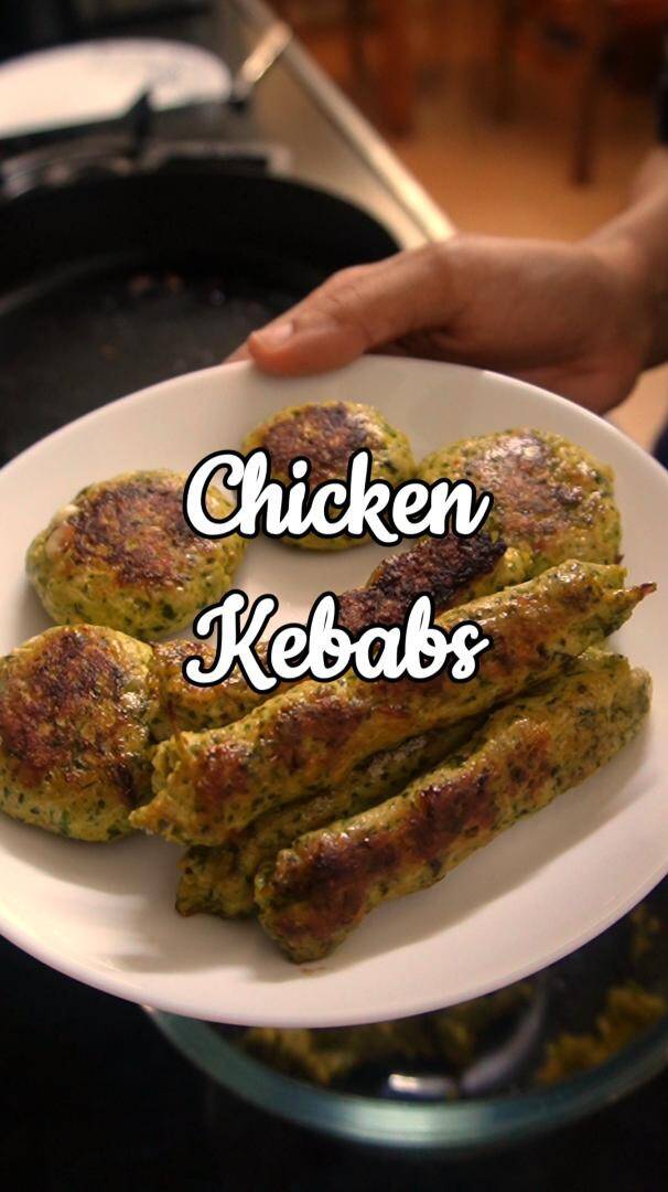Cheese Stuffed Chicken Kebabs with Caramelized Onions recipe thumbnail