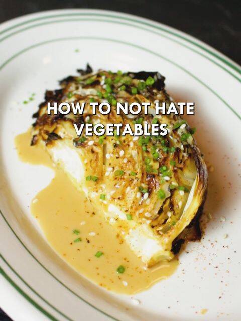 Roasted Cabbage Wedges with Parmesan and Lemon recipe thumbnail