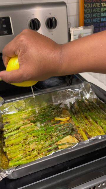 Roasted Asparagus with Lemon, Parmesan and Truffle Oil recipe thumbnail