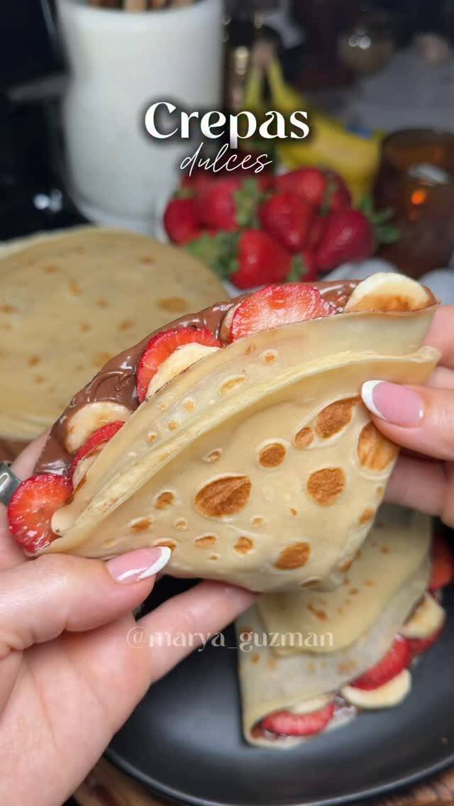 Foto de la receta Crepas dulces suaves con reposo en refrigerador