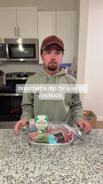 Bruschetta Dip with Boursin Cheese and Balsamic Glaze recipe thumbnail