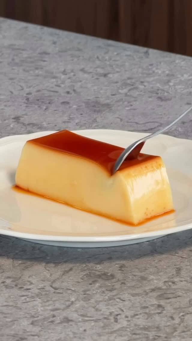 Baked Creme Caramel Custard with Caramel recipe thumbnail