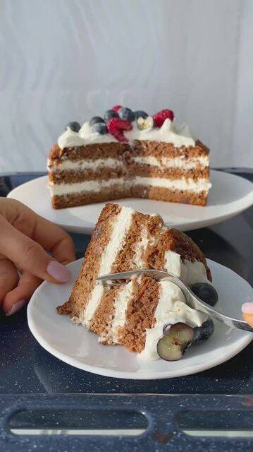 Foto de la receta Pastel de zanahoria sin aceite ni azúcar con yogur