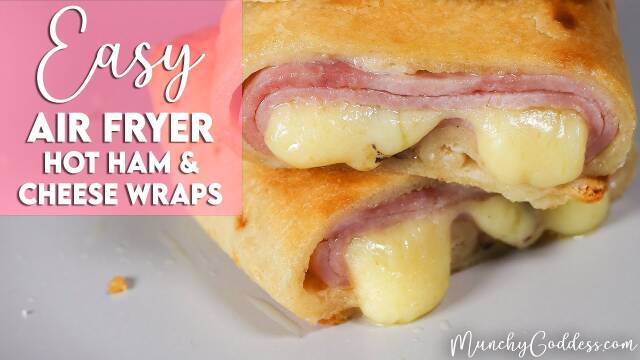 Foto de la receta Air Fryer Delight: Savory Hot Ham and Cheese Wraps