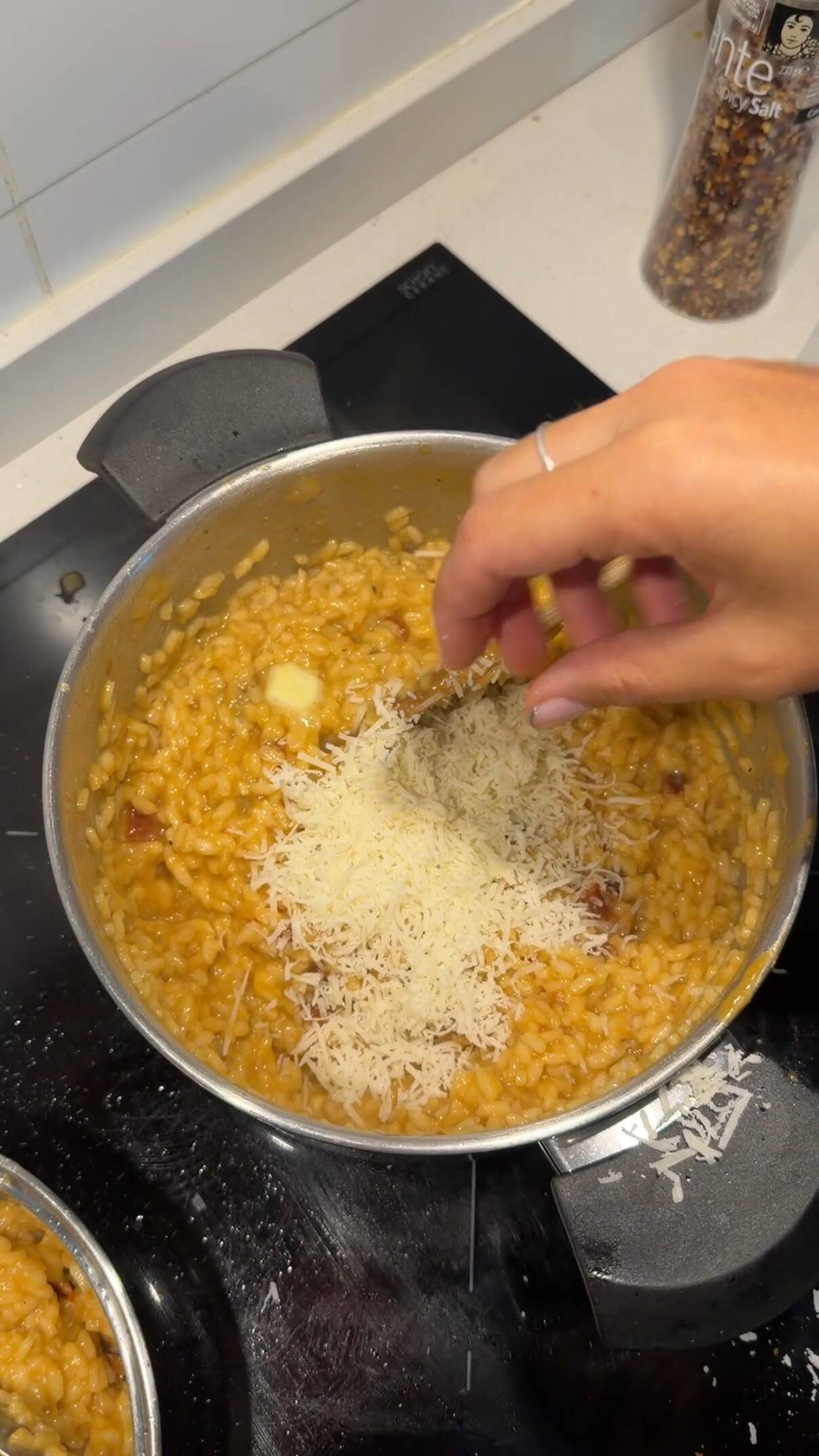 Foto de la receta Risotto de gambas con tomates secos y limón