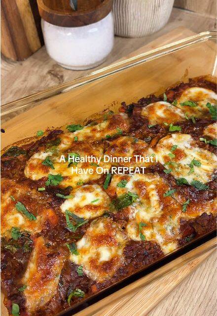 Cheesy Beef Sweet Potato Bake with Spinach recipe thumbnail