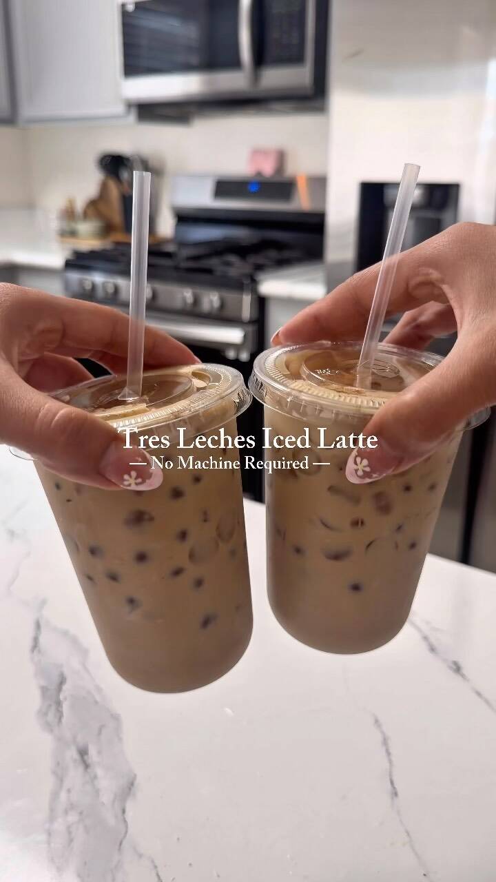 Tres Leches Iced Latte No Machine Required recipe thumbnail
