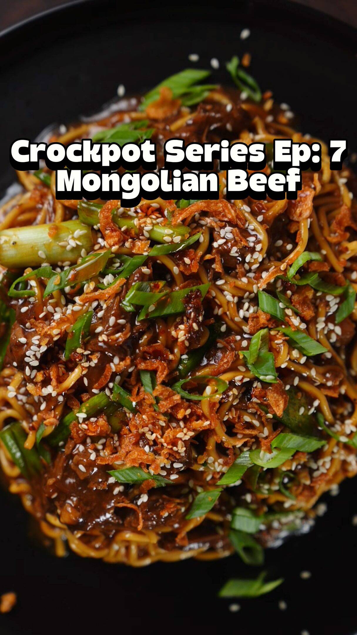 Crock Pot Mongolian Beef with Chuck Roast recipe thumbnail