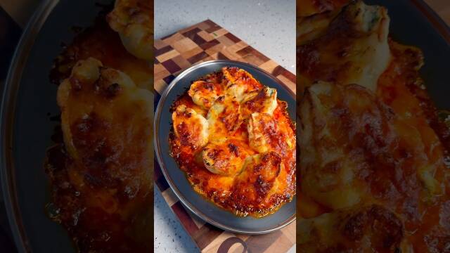 Ricotta Stuffed Shells with Nduja Vodka Sauce recipe thumbnail
