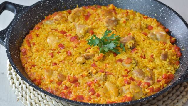Foto de la receta Arroz con pollo, fácil y sabroso