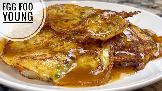 Shrimp Egg Foo Young with Gravy recipe thumbnail