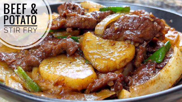 Beef and Potato Stir Fry Recipe recipe thumbnail