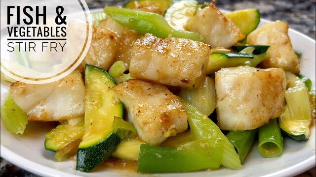 Fish and Vegetables Stir Fry recipe thumbnail