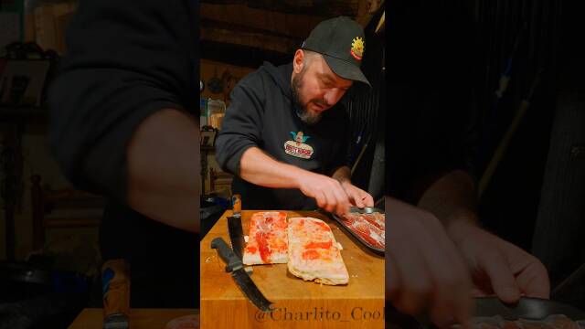 Foto de la receta Bocadillo de jamón con tomate a la plancha