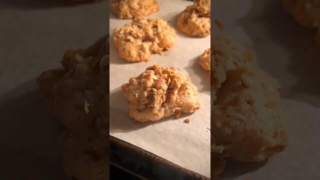 Cowboy Cookies with Chocolate, Pecans, Coconut and Oats recipe thumbnail