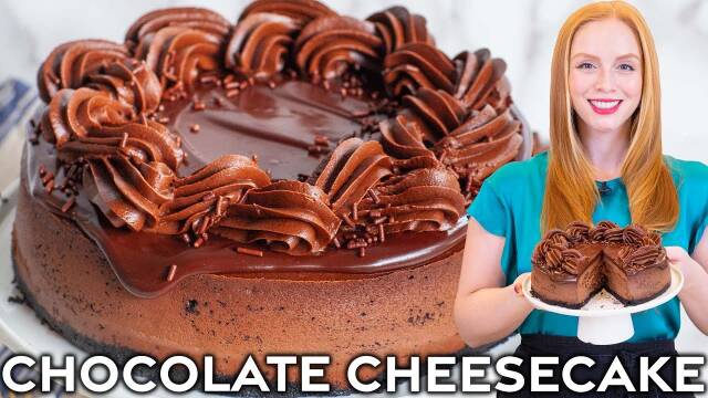 The Best Dark Chocolate Cheesecake recipe thumbnail
