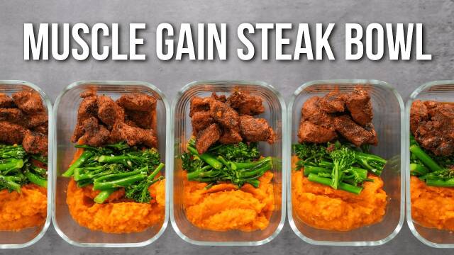 High Protein Cajun Steak Bowls for Meal Prep recipe thumbnail