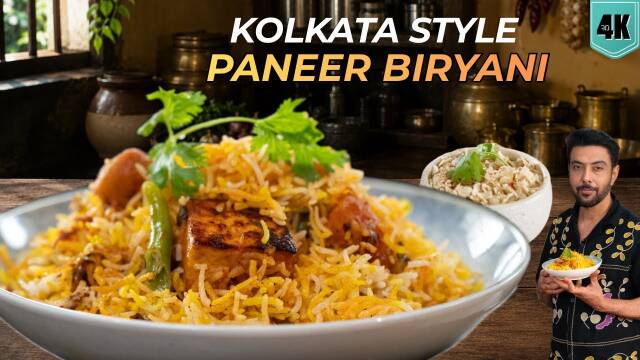 Kolkata Paneer Dum Biryani by Chef Ranveer Brar recipe thumbnail